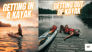 launching and landing of kayak
