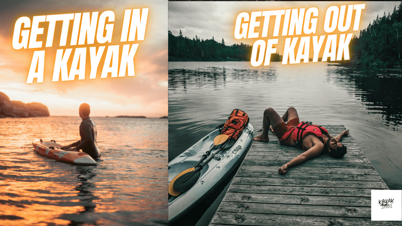 launching and landing of kayak